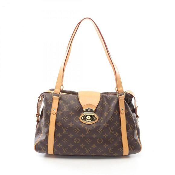 LOUIS VUITTON Brown Monogram Leather Shoulder Bag - Picture 1 of 11